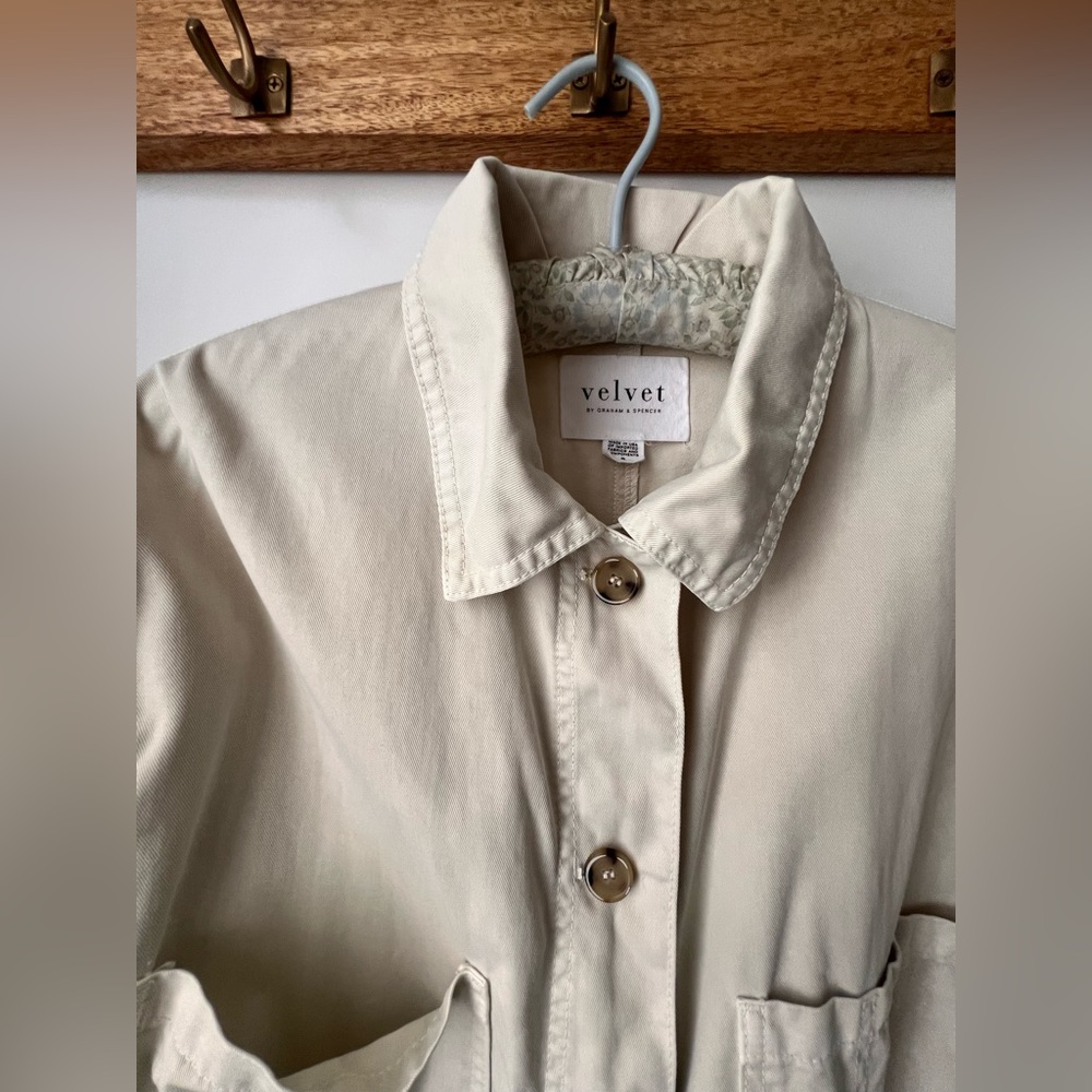 VELVET by Graham & Spencer Oversized ‘Elaine’ Jacket size Small - Picture 4 of 5